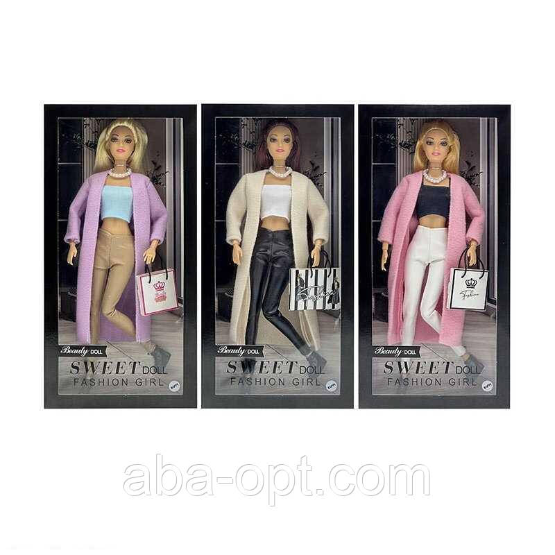 Лялька XD 121 (120/2) 3 види, висота 30 см, шарнірні суглоби, аксесуари, в коробці, ВИДАЄТЬСЯ МІКС ВИДІВ, фото 1