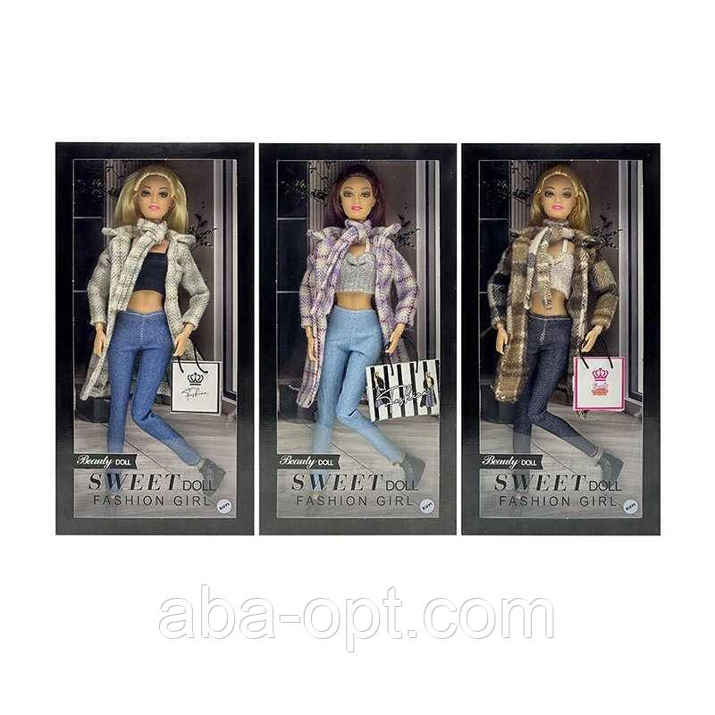 Лялька XD 121-1 (120/2) 3 види, висота 30 см, шарнірні суглоби, аксесуари, в коробці, ВИДАЄТЬСЯ МІКС ВИДІВ, фото 1