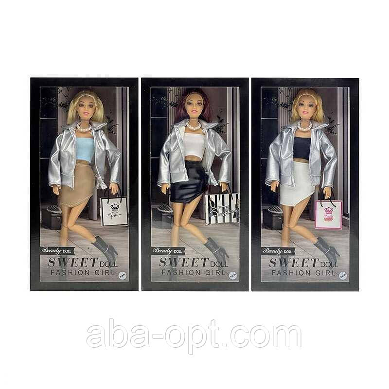 Лялька XD 121-2 (120/2) 3 види, висота 30 см, шарнірні суглоби, аксесуари, в коробці, ВИДАЄТЬСЯ МІКС ВИДІВ, фото 1