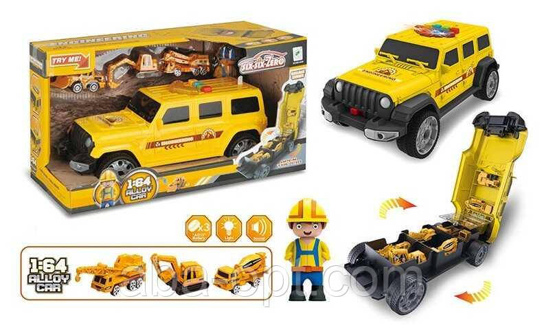 Машина-гараж 660 А-255 (24/2) світлові і звукові ефекти, в коробці, фото 1