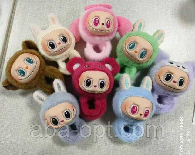 М’яка іграшка-браслет M 18664 (300) герой, чіпляється лапками на руку, в пакеті, ВИДАЄТЬСЯ ТІЛЬКИ МІКС ВИДІВ, фото 1