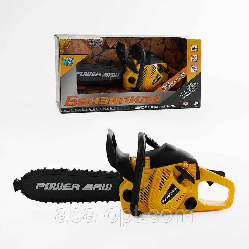 Пила 72003 (24/3) "WToys", звук, ланцюг рухається, на батарейках, в коробці, фото 1