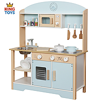 Дитяча дерев’яна кухня «Мрія шефа» + аксесуари Blue