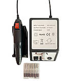 Стартовий набір для манікюру та педикюру - домашній набір для манікюру (фрезер 20000об, портативна LED лампа USB 48W, 10гель-лаків, фото 6