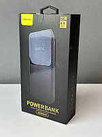 Зовнішній потужний акумулятор повербанк для активного відпочинку, Компактний Power Bank з функцією швидкого заряджання