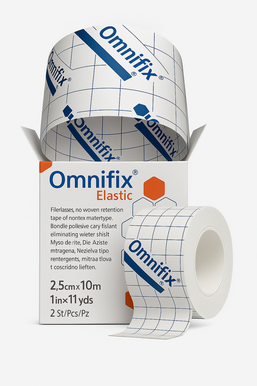 Пластир еластичний фіксуючий на нетканій основі Omnifix Elastic 2.5см х 10м