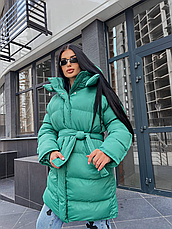 Пуховик жіночий зимовий аеропух | 42-46, 48-50 розмір, фото 3