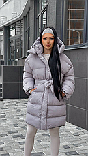 Пуховик жіночий зимовий аеропух | 42-46, 48-50 розмір, фото 2