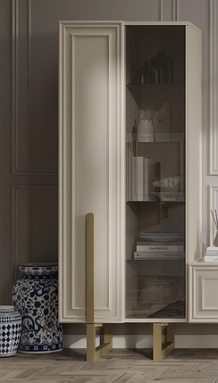 Вітрина 2д 65 см модерн лакшері Бланше, фото 3