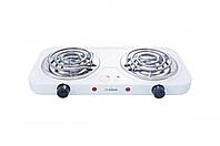 Настільна електрична плита, для швидкого приготування їжі на 2 конфорки