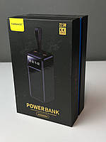 Повербанк з індикатором рівня заряду та 4 виходами, Портативний зарядний пристрій Power Bank універсальний