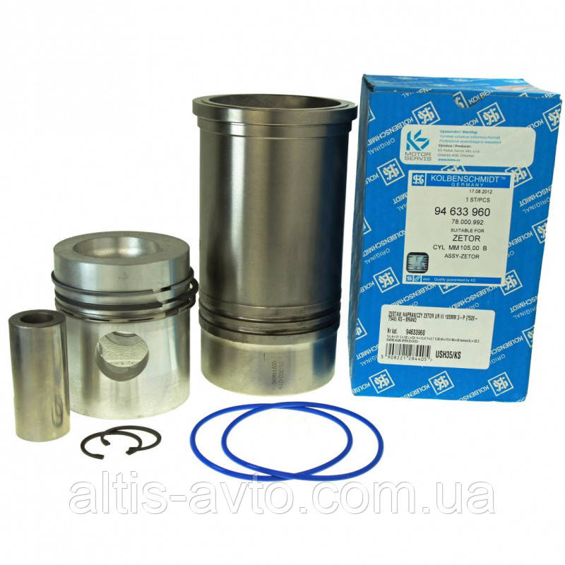 Поршнева група MAN Tga, Tgl F 90 Tgx, Tgs F 2000 TGM запчастини двигуна Man гільза+поршень, фото 1