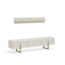 ТВ тумба сучасна світла 210 см Бланше, фото 4