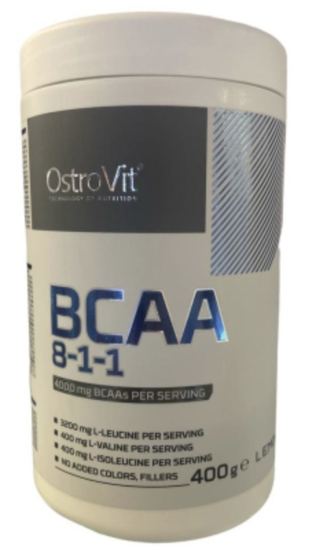 Амінокислоти BCAA Ostrovit Extra Pure BCAA 8:1:1 400 г (342120)