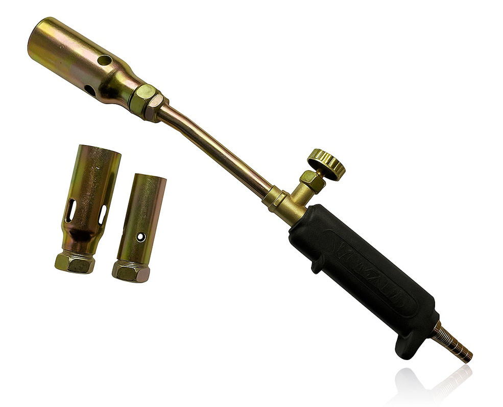 Газоповітряний пальник 200 мм з набором змінних сопел (20, 25, 30 мм) – універсальний, потужний, фото 1