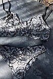 Комплект жіночої білизни з мереживом, фото 9