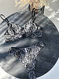 Комплект жіночої білизни з мереживом, фото 10