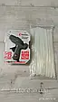 Пістолет клейовий, термопістолет для рукоділля під стрижні 7 мм, 20 Вт + 0,5 кг клей 7 мм 30 см, фото 2