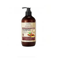 Шампунь для волосся проти лупи з аргановим маслом Sadoer Argan Oil Fluffy Clean Anti Dandruff Shampoo, 500 мл