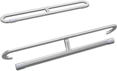 Регульована настільна підставка для ноутбука UGREEN Invisible Portable Desktop Laptop Stand 13-17.3" Silver (LP846), фото 1