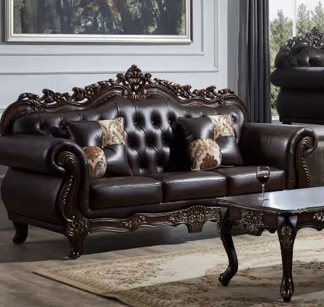 Диван класичний шкіряний Колізей