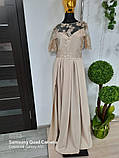 Жіноча сукня з мереживом довга розмір 36-70, фото 4