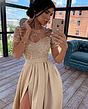 Жіноча сукня з мереживом довга розмір 36-70, фото 2