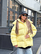 Пуховик жіночий зимовий аеропух | універсал, фото 5