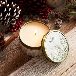 Свічка з ароматом | BILLY | Deep Amber and Peony | 8x5 см HOMLA