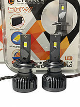 LED лампи H7 5500K 10000 lm 12V Cyclone type 34 2шт.