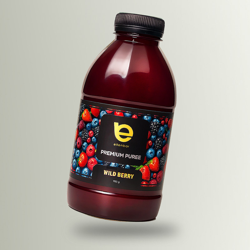 Пюре фруктове Ellenbar "Лісова ягода" 900г, фото 1