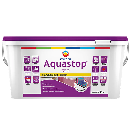 Гідроізоляція ESKARO Aquastop Hydro, 14 кг, фото 1