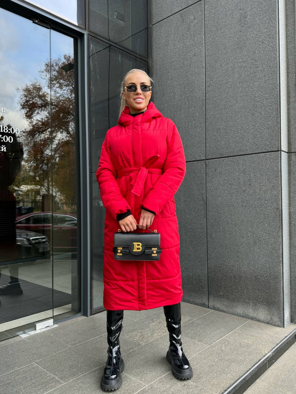 Пуховик жіночий зимовий подовжений | 42-46, 48-50 розмір