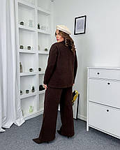 Жіночий ангоровий костюм: кардиган та брюки великого розміру батал Розміри: 50-52, 54-56, 58-60, фото 4