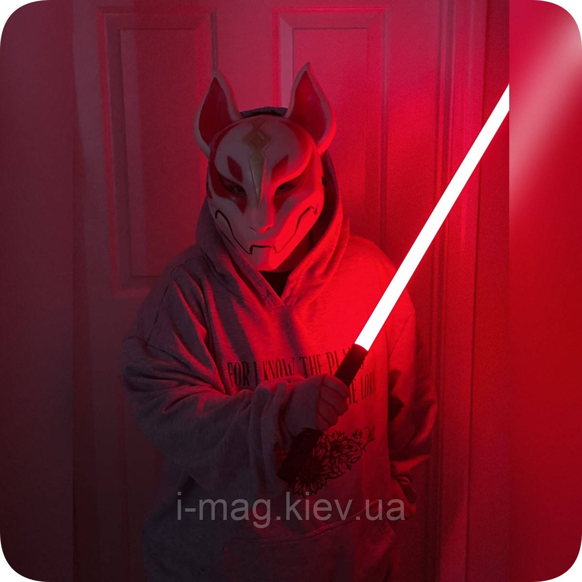 Світловий меч 78 см, 14 режимів свічення, звукові ефекти, металева рукоятка