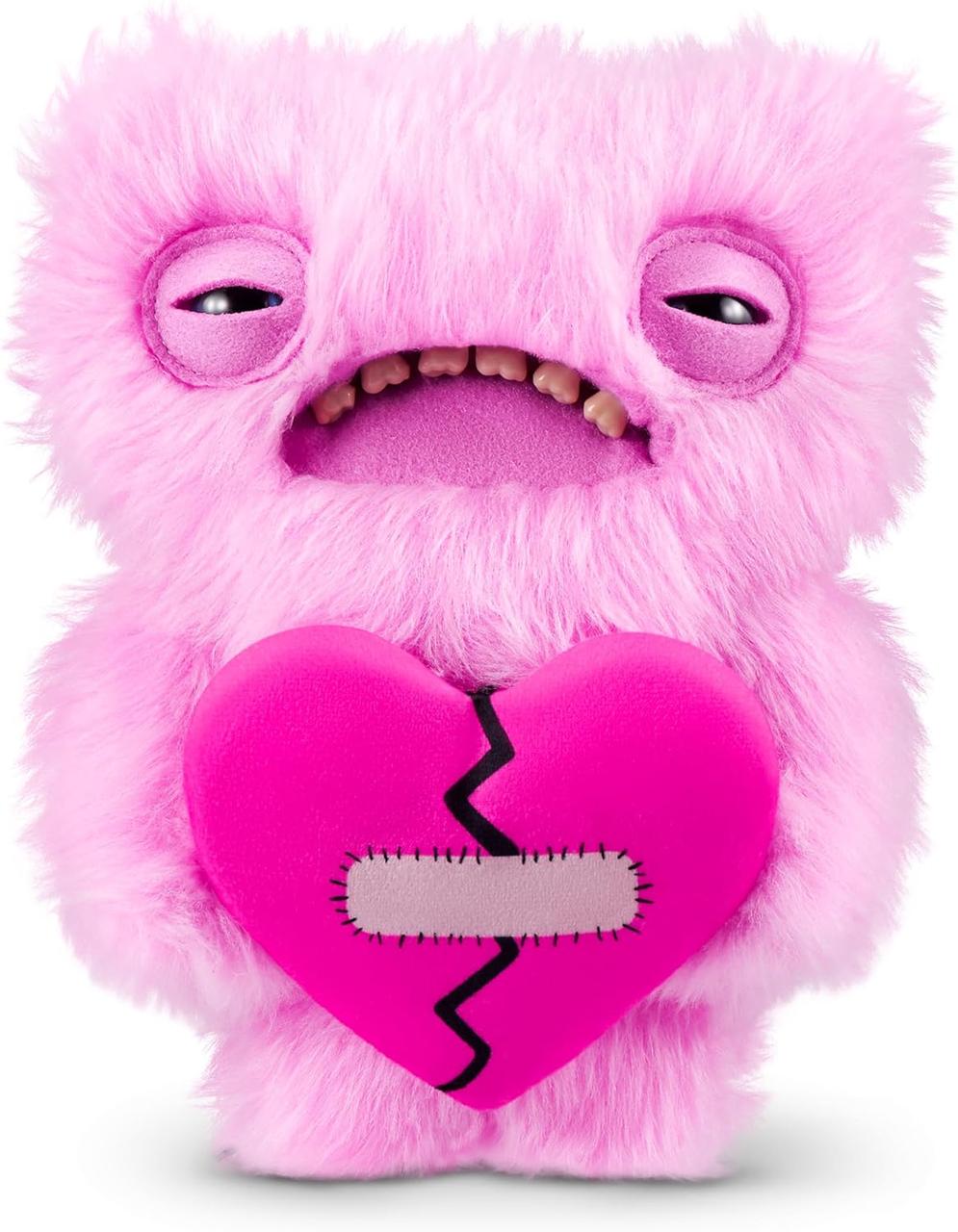 М’яка іграшка Fuggler Рожевий Монстрик із Серцем Love Fugg від ZURU Оригінал Pink Heart Monster Plush, Міккі Маус, фото 1