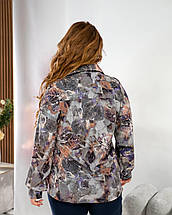 Жіноча блуза великого розміру  Розміри: 50.52.54.56., фото 5