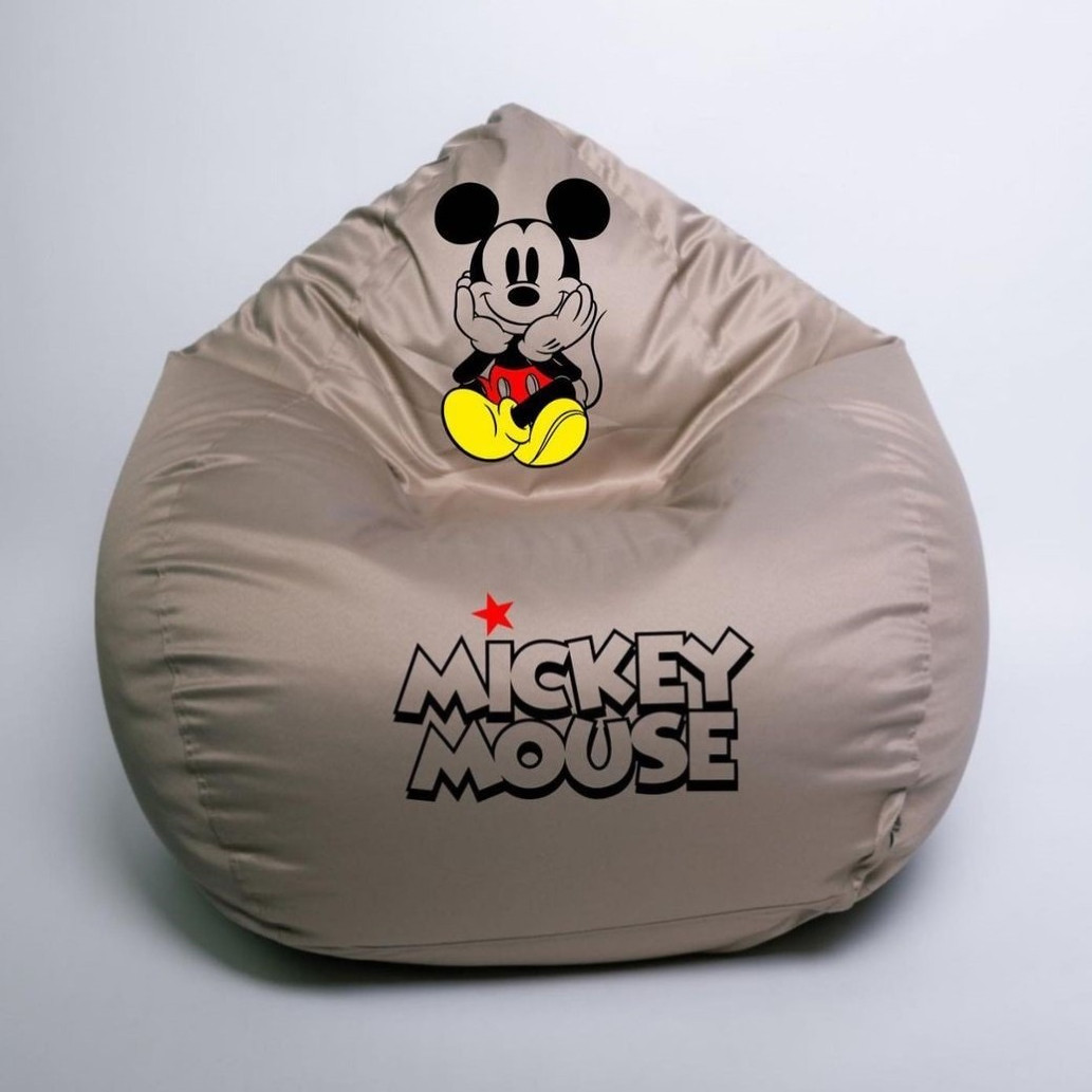 Крісло мішок Міккі Маус, Кресло мешок Минни Микки Маус, Крісло груша Міккі Маус, кресло груша Микки Маус, пуфик мешок для мальчика, фото 1