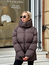Пуховик жіночий зимовий аеропух | універсал, фото 5