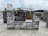 Блоки бетонні для паркану Онікс, фото 9