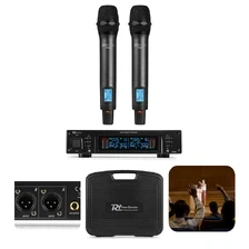Мікрофон Zestaw mikrofonowy 2x 80 kanałowy UHF PD220 Power Dynamics, фото 1