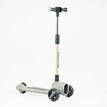 Самокат триколісний "Skyper" FG-01417 (6) колеса PU 125х47мм зі світлом, УКР. ОЗВУЧУВАННЯ та підсвічування платформи, кермо