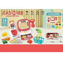 Касовий апарат C 668-33 (36/2) підсвічування, звук, калькулятор, ваги, термінал для оплати карткою, сканер, продукти, купюри, в