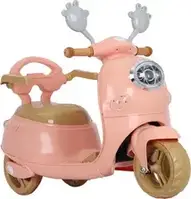 Gistuch Dziecięcy Motocykl Elektryczny Trójkołowy 3-Kołowy Samochodzik Для дітей Chłopców Dziewczynek Рожевий