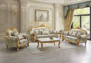 Диван в стилі бароко натуральне дерево Вавілон, фото 3