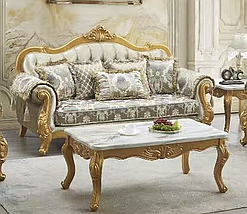 Диван в стилі бароко натуральне дерево Вавілон, фото 2