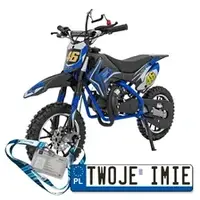 [DB709] Motocykl RENEGADE 50R CROSS 49CC spalinowy pompowane koła, kluczyk - Синій | EkstraZabawki.pl