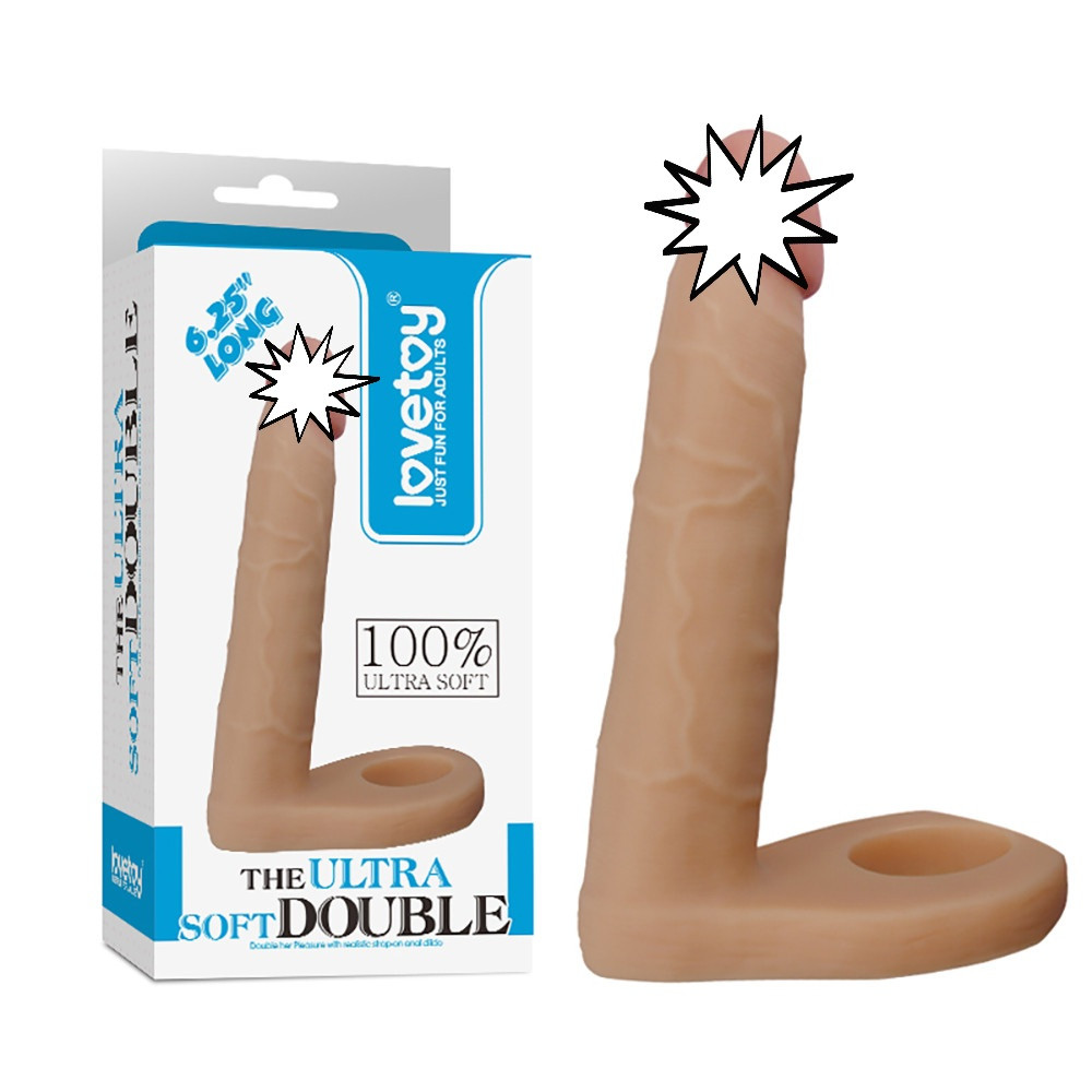 Насадка для подвійного проникнення - The Ultra Soft Double 6.25", фото 1