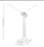 Настільна LED лампа з акумулятором і тримачем для телефону, фото 3