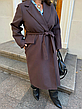 Жіноче зимове пальто подовжене вняне батал | 42 по 64 розміри, фото 9